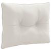 Back Cushion PUTTEN 100percent Polyester White 60 X 40 X 10 Cm