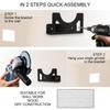 Wall Mounted Angle Grinder Holder Multi Functional Polisher Storage Rack Wall Angle Grinder Power Tools Holder For Grinder Tools