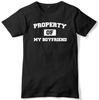 Property Of My Boyfriend Mens Funny Unisex Mens Kids T Shirt