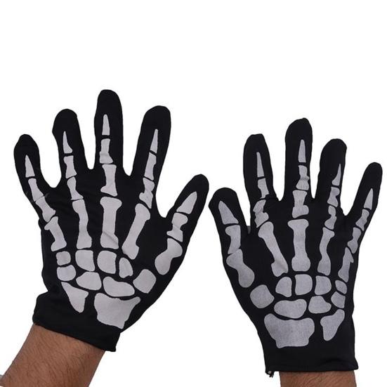 1 Set Halloween Skeleton Gloves Ghost Masque Set Creepy Scary Masque Cosplay