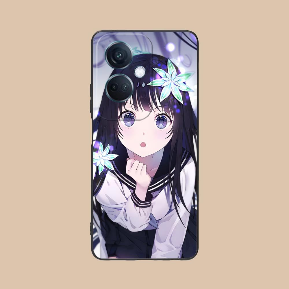 Hyouka Chitanda Matte TPU Handyhülle für OPPO Reno 14 13 12 11 10 9 8 7 6 5 F T Pro 5G Bunte Druckabdeckung