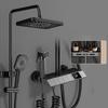 Brass 4 In 1 Shower Digital Display Constant Temperature Shower Set Supercharged Multifunctional Shower
