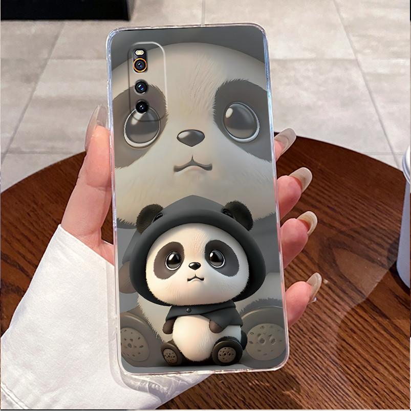 Coque de téléphone pour Vivo iQOO Neo 3 Housse Transparente Mignonne Lapin d'Amour Drôle TPU Silicone Souple Coque pour Vivo iQOO Neo 5 Lite 5G Neo3