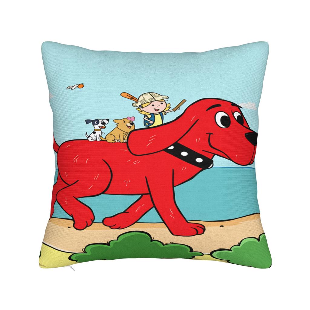 Cliffords the Big Red Dog Pillow Cover Fashion Pillow Case For Sofa Bedroom Home Decor Design Pillowcases Gift