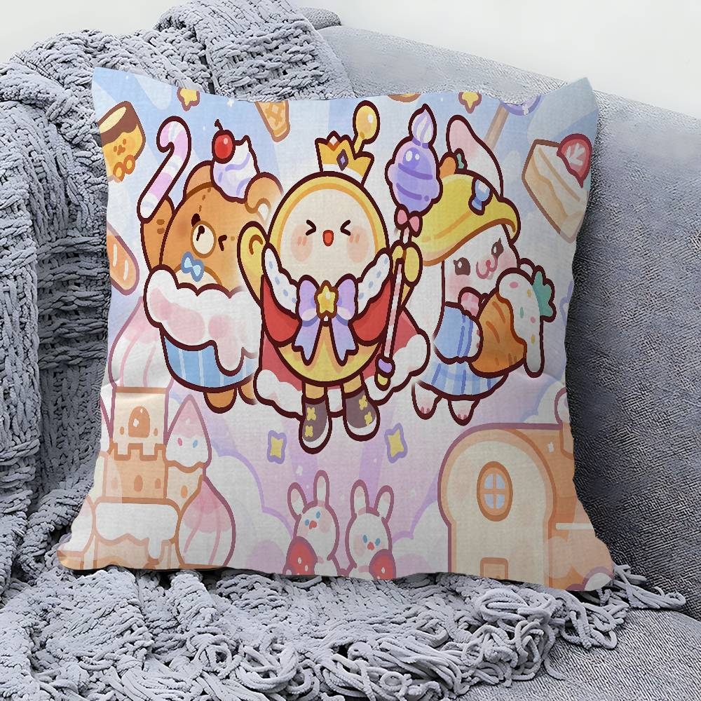 Eggy Party Pillow Cover Sofa Cushion Cover Home Room Decoration Children Gift