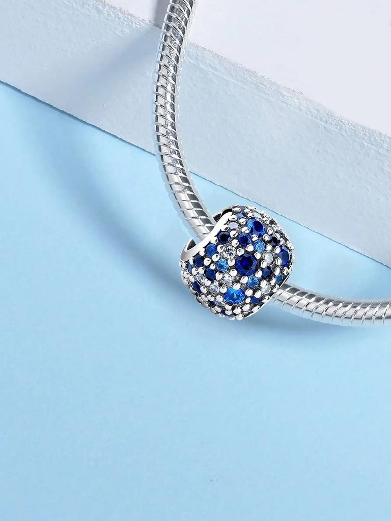 Blue Ocean Devil Fish Moon Stars Bead Components Charm Bead Component Copper Metal Plated Compatible With Charm Bead Components Copper Metal