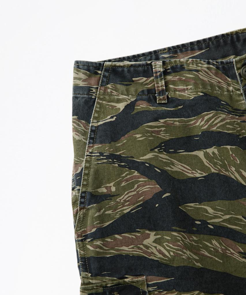 OUTSTANDING Tds Tiger Camo Military Shorts_Tiger Camo