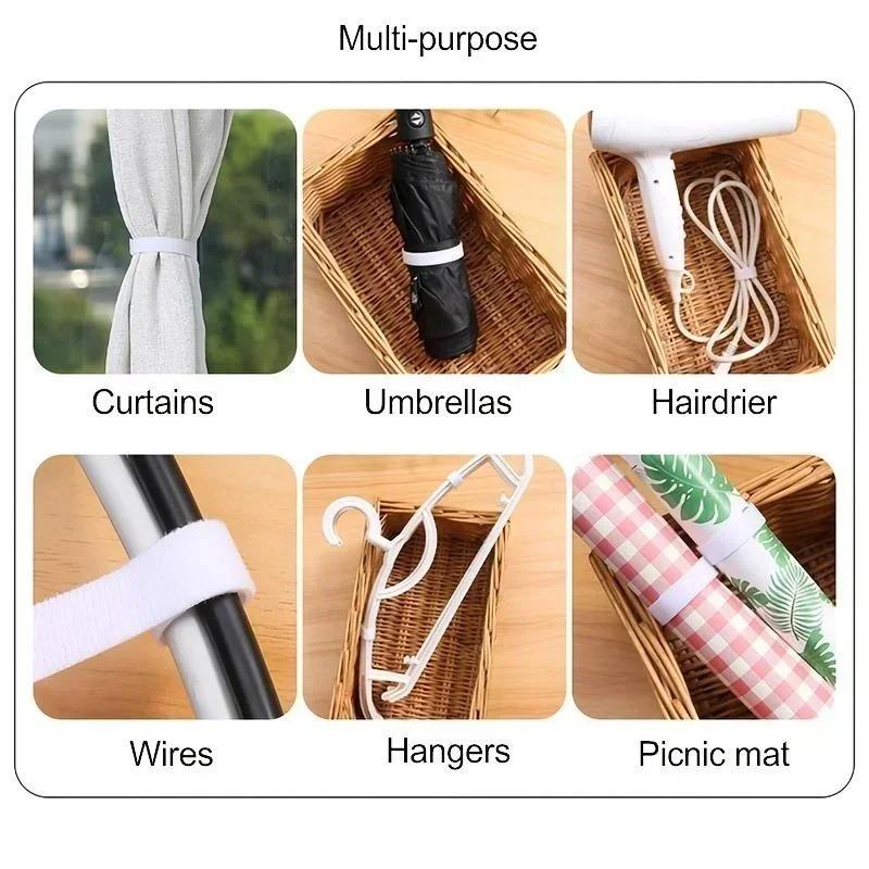 5 m Kabelbestellung, wiederverwendbarer Kabel-Organizer, Schreibtisch-Drahtwickler, Kabelbinder-Organizer, Datenleitungsschutz, Aufbewahrungs-Gadget