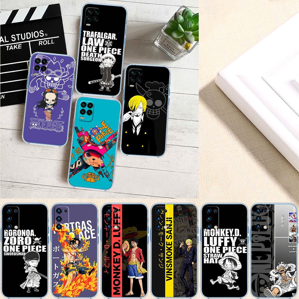 One Piece Anime Soft Shell Transparent Phone Case for Samsung Galaxy A04 A04S A14 A23 A34 A54 M23 M33 M52 M53