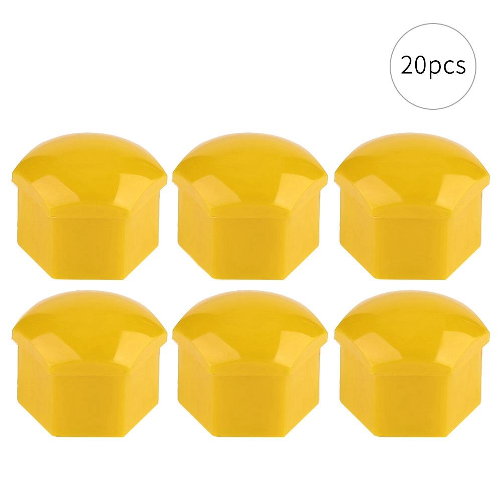20pcs 17mm Nut Car Wheel Auto Hub Screw Protection Anti Theft Cover Cap