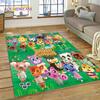 3D Cute Animal Crossing New Horizons Cartoon Rug Carpet for Living Room Bedroom Home Decor,Non-slip Decoration for Sofa Kid Gift