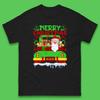 Merry Christmas Mens T Shirt Womens Tops Tees Christmas Truck Santa Reindeer Top