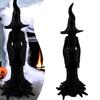 Halloween Statua Strega Incantata Stampata in 3D Radice d'Albero Statuetta Scultura Strega Nera Ornamento Decorazione per Casa Festa Vacanze