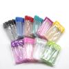 50PCS New Crystal Rod Colored Lash Comb Eyelash Brush Eyebrow Comb Portable Lash Brush Multi-purpose Small Brush