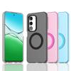 Capa Magnética Sem Fio para Carregamento Para OPPO A5 5G 4G Capa Cores Doces Carcaça Traseira Transparente Fundas Coque