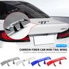 BYA1 Car Mini Spoiler Tail Wing Carbon Fiber Look Mini Modified Tail Wings Model For Mini Cooper F54 F55 F56 R56 R60 SONE Clubman