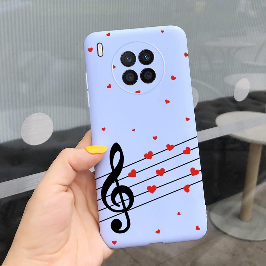 Stylish Silicone Case For Honor 50 Lite Case Soft Slim Phone Back Cover For Huawei Honor50 Lite Cases Honor 50Lite Coques Fundas