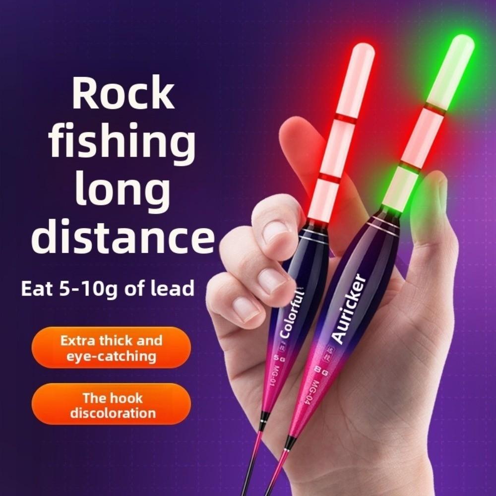 Indicator Electronic Fishing Float Buoy Strike Slip Drift Tube Light Float Bite and Change Colour Gravity Sensor Bobbers