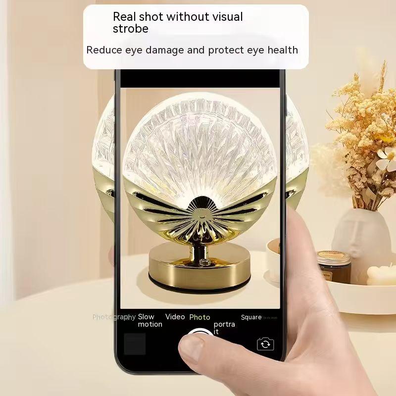LED European-style Bedside Lamp Decorative Lamp Charging Touch Sensing Night Light Decorative Advanced Decoration Table Lamp In