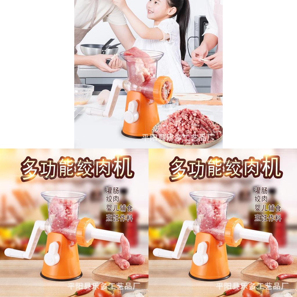 Picadora de Carne Manual Multifunción Con Cuchilla Desmontable Para Cocina Casera