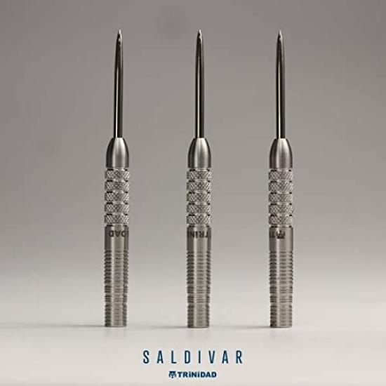 TRINiDAD PRO Saldivar Steel Eikichi Nakanishi Player Design Model Trinidad Pro Saldivar Steel Dart Hordó Ezüst tdd1022