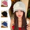 Korean Version of Mesh Three Dimensional Flower Head Hat for Women In Summer Breathable and Fashionable Face Showing Small Hat White Hollow Head Hat