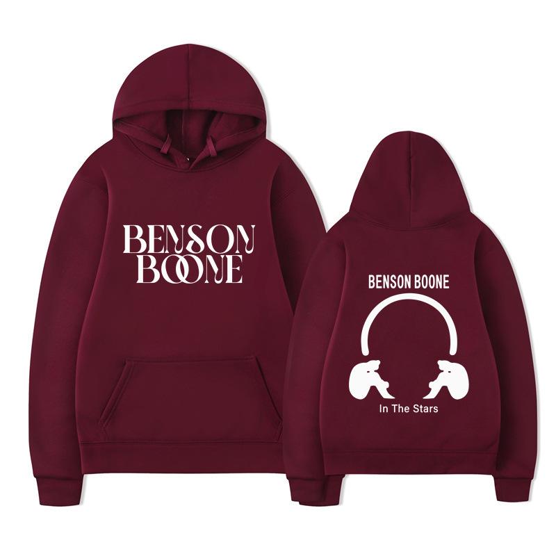 Benson Boone Print Men's Hoodies Boys Harajuku Girls Hip Hop Pullover Fancy Music Gift Casual Loose Comfortable Sweatshirt