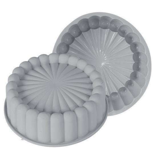 Taartbakplaat Herbruikbaar Niet-plakkerig Kan worden hergebruikt Ronde 3D-mal DIY-bakaccessoires Dessertmoussecake Gebak Cakevorm Keukenbenodigdheden