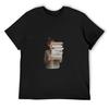 Bookworm T-Shirt Summer Shirt Vintage Clothes Tees Anime Clothes Mens Cotton T Shirts