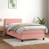 Maison Exclusive - Lattenrost und Matratze Rosa 80x200 cm Samt