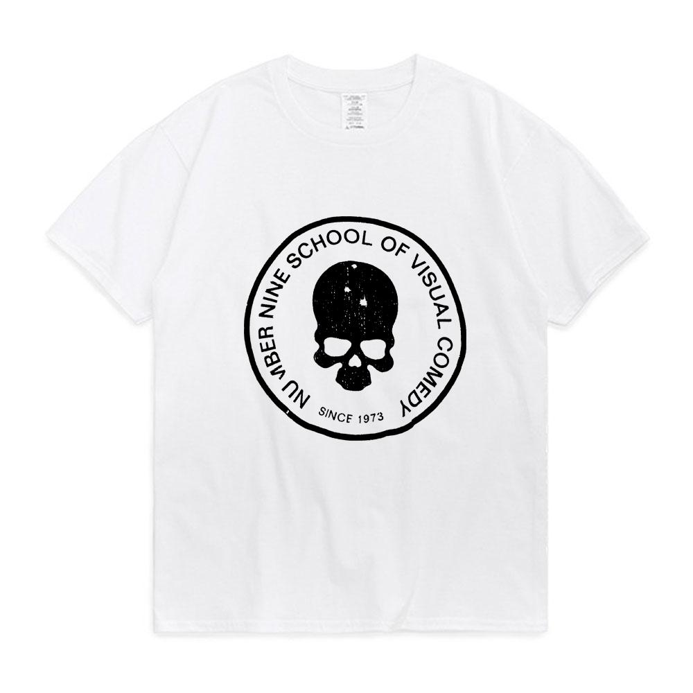 Anzahl (N.)Ine T Shirt Sommer Retro Kurzarm Tops Straße Trend Alle-spiel T-shirt Männer Frauen College Paar Comfort Tees neue