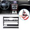 Glänzende Klavierschwarz-Konsole Schalthebel-Panel Abdeckung Zierleiste Für Infiniti G37 G25 G35