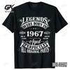 Made In 1967 T Shirts 58 Years Birthday Gift Funny Unisex Graphic Fashion Casual New Cotton Short Sleeve O-Neck Harajuku T-shirt