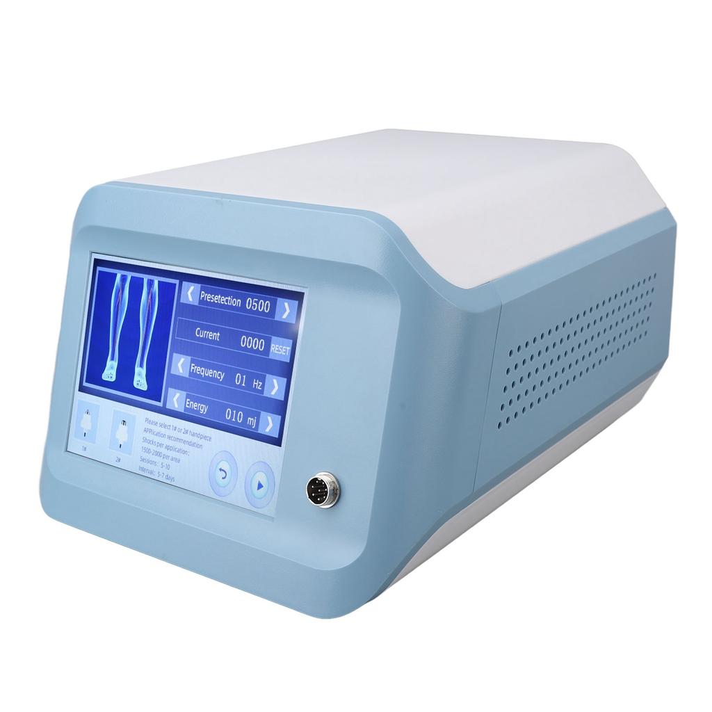 Extracorporeal Therapy Device 11 Massage Heads Shock Wave Machine for ED Treatment Silver 100‑240V