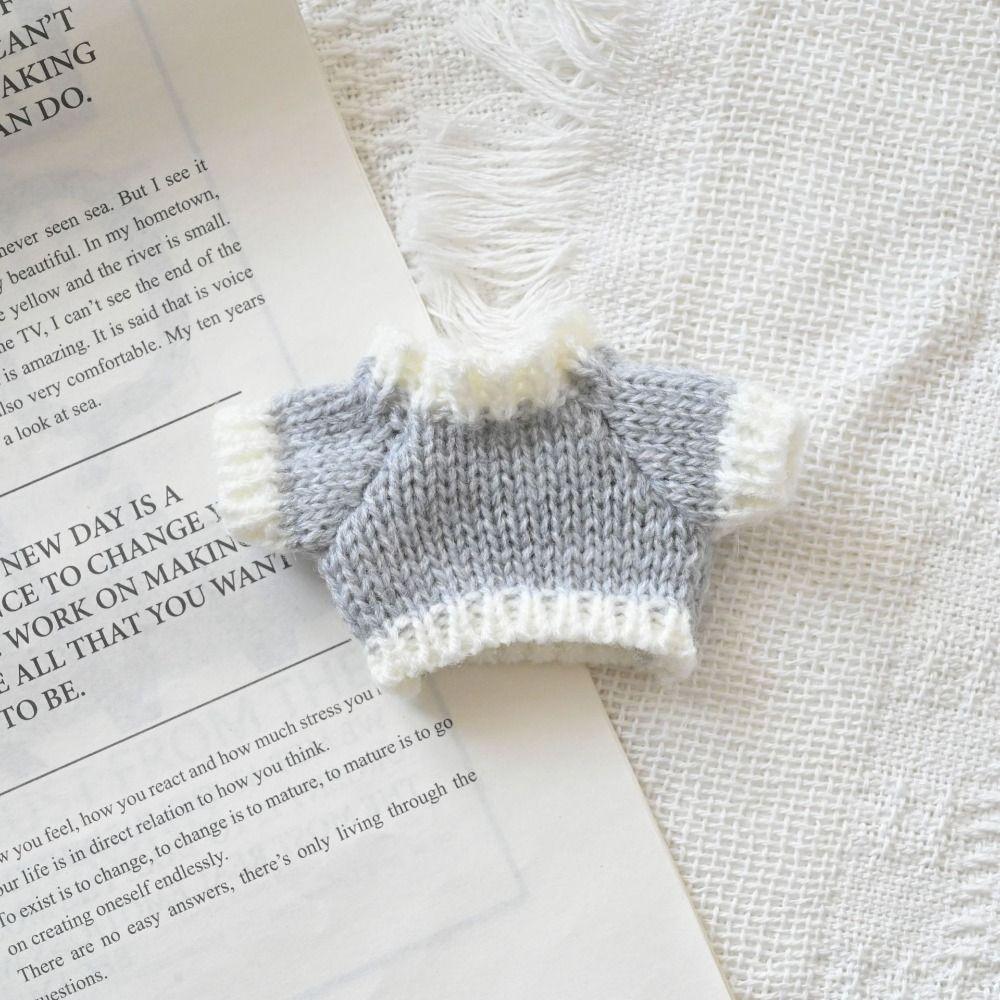 Mehrere Stile Puppenpullover Mode Warme Oberteile für 10cm Baumwollpuppe/für Idol-Puppen