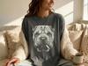Smoking Shar Pei Comfort Colors T-Shirt: Chinese Shar Pei Mom Dad Gift Tee - Dog Cigarette, Funny Dog Tee