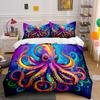 Colorful Octopus with Swirls. Bedding Sets Duvet Cover Sets Duvet Covers Pillowcases(1*Duvet Cover 2*Pillowcases Without Duvet Insert)