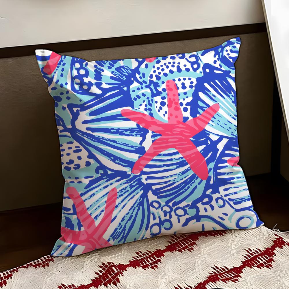 LLilly Decor PPulitzer Cushion Cover Reversible Soft Durable Pillow Cover Home  Car MultiScene Use for Daily Comfort