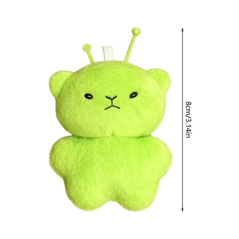 Versatile Plush Alien Keyring Pendant For Keys Backpacks Accessories Handmade Keyring Hanging Decoration