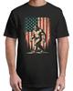 American Flag Patriotic Bigfoot Vintage Adult S-4XL Unisex T-Shirt