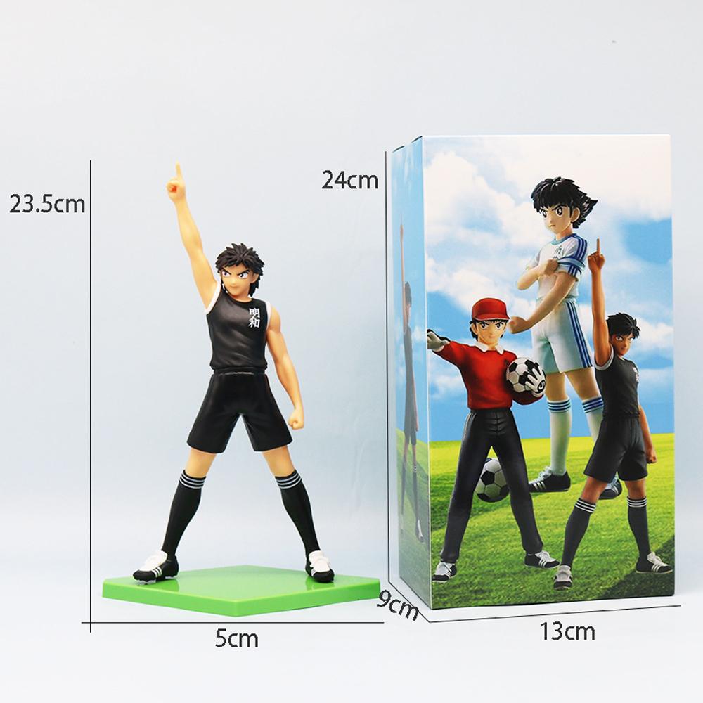 Anime Figure 18cm Tsubasa Ozora Tsubasa PVC Hyuuga Kojirou/Wakabayashi Genzou Action Figurine Collection Model Playthings