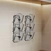2Pcs 3 Layers Pot Lid Organizer Rack Wall Mounted Pot Lids Shelf Pot Pan Cover Metal Rust-Free Multifunctional Kitchen Organizer