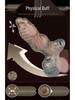 NNSX Leather Wolf Fang Mouthpiece & Lingerie Couple Set