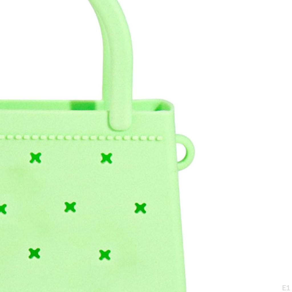 Beach Tote Bag Handbag Easy To Clean Portable for Boat Summer Green