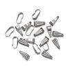 50pcs Stainless Steel Pinch Clip Clasp Bail Finish Necklace Pendant Claw Clasps Melon Seeds Buckle for DIY Craft Jewelry Making