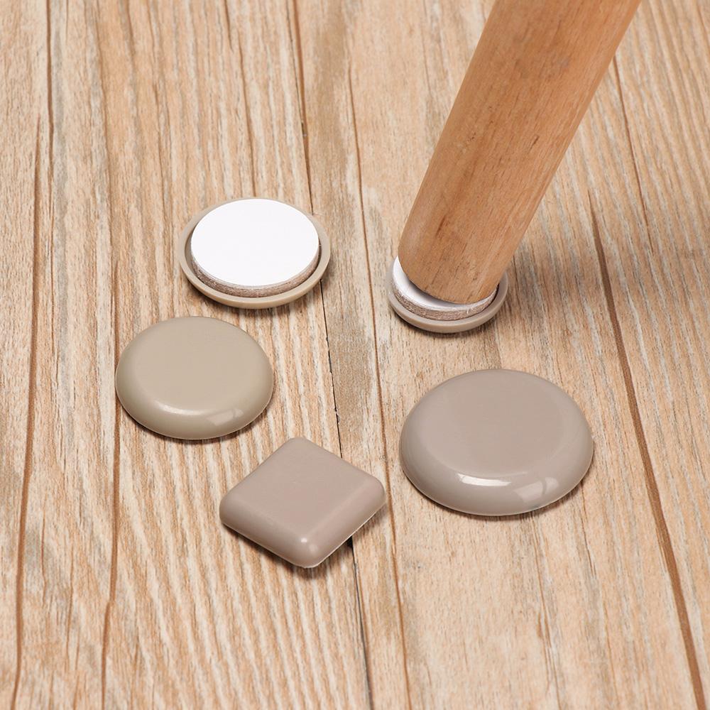 Chair Fittings Bumper Self-Adhesive Floor Protector Anti Noisy Slip Mat Furniture Leg Slider Pads