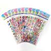 12 Blatt Cartoon-Zahlen-Buchstaben-Aufkleber für Kinder 3D-Schaumstoff-Aufkleber Scrapbooking Jungen Mädchen Lernspielzeug Geschenk