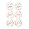 3D Stickers Ø 4 Cm - Love On White Background