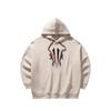 Anta Kyrie Series Logo Print Fashionable Casual Loose Retro Comfortable Breathable Knitted Hoodie Unisex Hoodies Mud-Gray 172611706S-1
