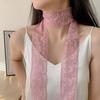Thin Lace Wrap Scarves Soft Lace Neck Strap Retro Evening Party Scarves  Dress Decoration